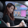 SearchFindOrder Alloy Car Trash Bin (90 Bags)