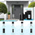 SearchFindOrder Anti-Theft Video Doorbell Door Mount For Home Apartment Office Renters