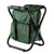 SearchFindOrder Army Green Outdoor Large Capacity Portable Cooler Chair Backpack Holds up to 400lbs