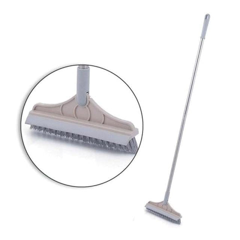 SearchFindOrder Beige 2-in-1 Adjustable Easy Cleaning and Wiper Brush Mop