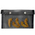 SearchFindOrder Black 24x14cm Non-Stick Mesh Grilling BBQ Bag