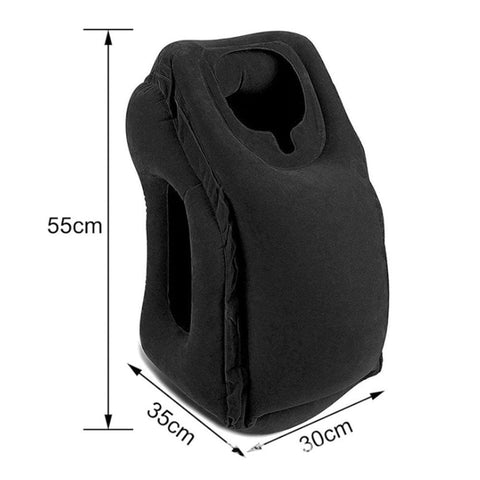 SearchFindOrder black / 35X30X55CM Inflatable Headrest Travel Pillow