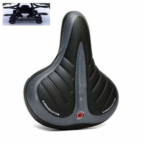 SearchFindOrder Black C / China 3D GEL Hollow Breathable Bicycle Saddle Seat for Men and Women