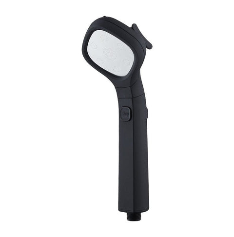 SearchFindOrder black / China 4 Mode Adjustable High-Pressure Water Saving Button Stop Handheld Showerhead