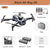 SearchFindOrder Black-Dual8K-Bag-2B Mini Foldable Quadcopter 8K HD Professional Drone with Obstacle Avoidance & 3km Aerial Photography Range