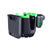 SearchFindOrder black green 2-in-1 Bike Mount with 360 Rotation
