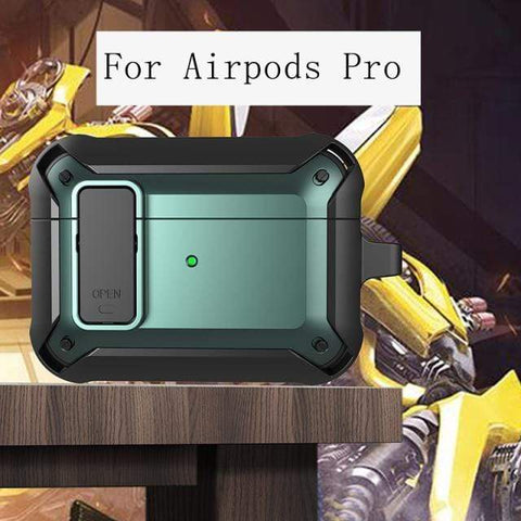 SearchFindOrder Black Green For Pro Shockproof Protective Cover For Apple AirPods 1/2 and Pro