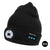 SearchFindOrder Black LED Wireless Headphone Music Winter Hat