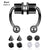 SearchFindOrder black style 3 Magnetic Nose Hoop Ring