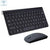 SearchFindOrder Black Thin Mini Wireless Keyboard And Optical Mouse Combo Set
