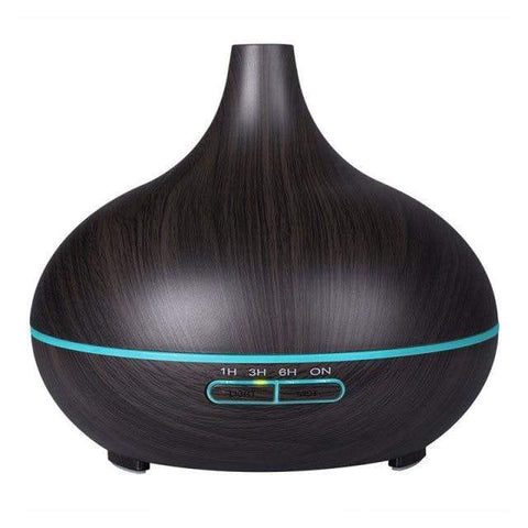 SearchFindOrder Black with 7 Color LED / AU Essential Oil Diffuser with LED Mood Lighting