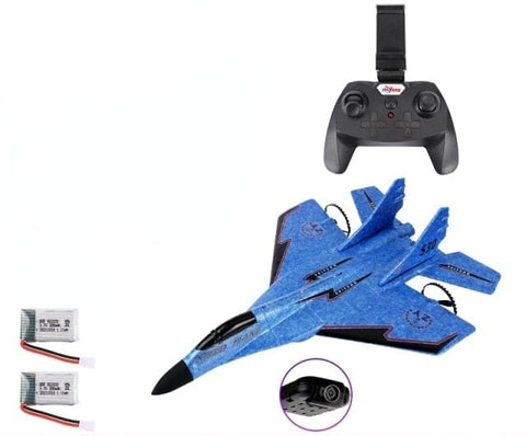 SearchFindOrder Blue 2 Battery and 720P Camera MiG 530 Remote Controlled Foam Plane with 720P Camera