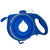 SearchFindOrder Blue Dog Leash with Built-In Water Bottle & Waste Bag Dispenser