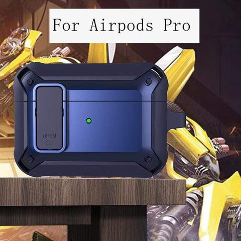 SearchFindOrder Blue For Pro Version Shockproof Protective Cover For Apple AirPods 1/2 and Pro