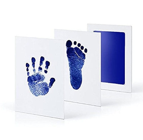 SearchFindOrder Blue Inkless Baby Handprint and Footprint Memory Kit