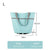 SearchFindOrder Blue Large Foldable Shopping Trolley Bag with Wheels