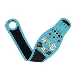 SearchFindOrder Blue Magnetic Tool Holder Wristband with Pockets