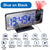 SearchFindOrder Blue on Black A / China LED Digital Projection Alarm Clock
