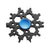 SearchFindOrder Blue on Black / China 23-in-1 Stainless Steel Snowflake Multifunctional Tool Fidget Spinner