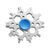 SearchFindOrder Blue on Silver / China 23-in-1 Stainless Steel Snowflake Multifunctional Tool Fidget Spinner