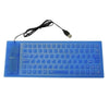 SearchFindOrder Blue Portable Mini USB Waterproof Flexible Keyboard