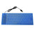 SearchFindOrder Blue Portable Mini USB Waterproof Flexible Keyboard