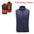 SearchFindOrder Blue / S Thermal USB Electric Heating Vest (9 Adjustable Heating Zones)