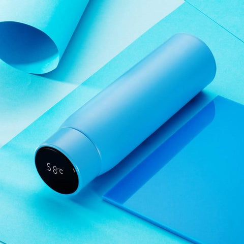 SearchFindOrder Blue Smart Temp Thermo Bottle