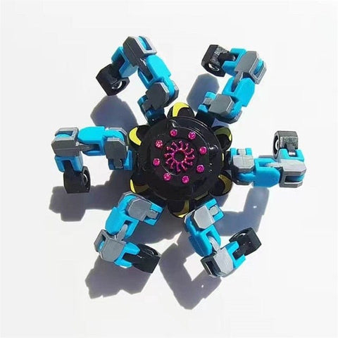 SearchFindOrder Blue Transformable Fingertip Gyro Spinner