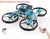 SearchFindOrder Blue Watch 1B 2-in-1 Quadrocopter UAV Aircraft Motorcycle 2.4Ghz 4-Axis Gyro RC Drone with your selected options