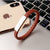 SearchFindOrder Brown / 20cm For iPhone USB Charging Leather Bracelet