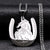 SearchFindOrder C 60cm BOX SR Unisex Stainless Steel Horse Head Pendant Necklace Ring and Key Chain