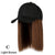 SearchFindOrder C light brown Knitted Long Hair Wig Beanie
