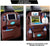 SearchFindOrder Car Back Seat Organizer Storage Bag with Foldable Table