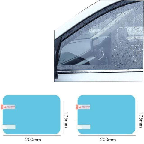 SearchFindOrder Car Washing & Cleaning 175x200mm 2 Piece Water Resistant Kit for Car Windows & Side Mirrors