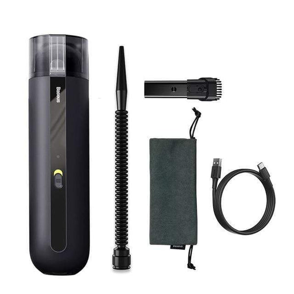 SearchFindOrder Car Washing & Cleaning Black Handheld Mini Cordless Portable Car Vacuum with HEPA Filter
