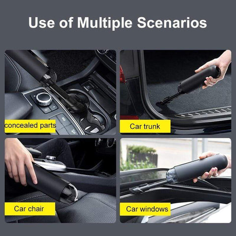 SearchFindOrder Car Washing & Cleaning Handheld Mini Cordless Portable Car Vacuum with HEPA Filter