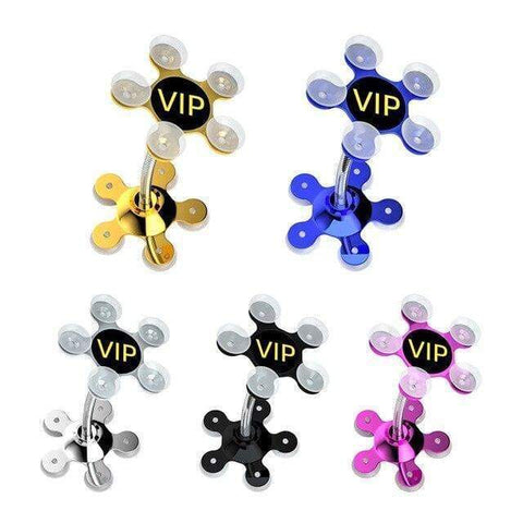 SearchFindOrder Cellphone Accessories All 5 Colors 360° Rotatable Metal Flower Cell Phone Holder