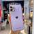 SearchFindOrder Cellphone Accessories For iPhone 12 Pro / Lavender Electroplated Love Heart Phone Case For iPhone