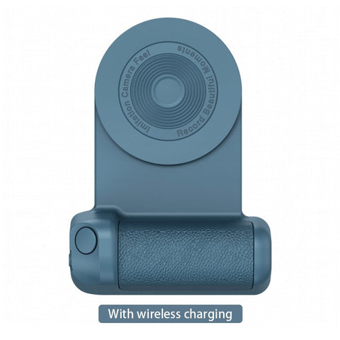 SearchFindOrder China / Blue With charge Wireless Charger and Magnetic Camera Handle with Smart Bluetooth and Anti-Shake Technology (Applicable to All mobile phone models)