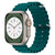 SearchFindOrder China / Green / 38 40 41mm Ocean Silicone Strap Band For Apple iWatch Ultra