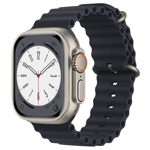 SearchFindOrder China / Midnight / 38 40 41mm Ocean Silicone Strap Band For Apple iWatch Ultra