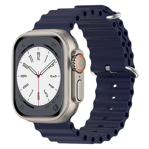 SearchFindOrder China / midnight blue / 38 40 41mm Ocean Silicone Strap Band For Apple iWatch Ultra