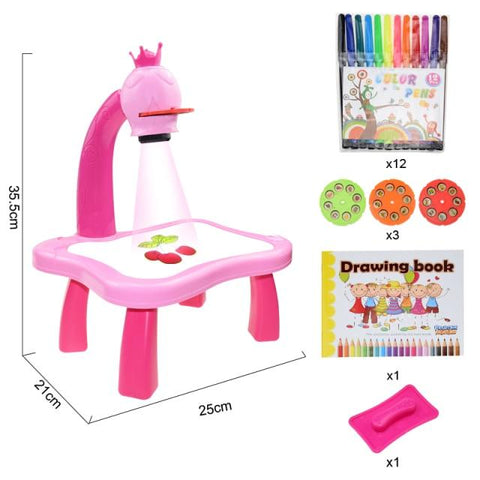 SearchFindOrder China / Pink Queen Table Kids Led Projector Art Drawing Table