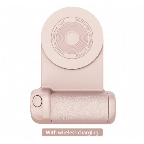 SearchFindOrder China / Pink With charge Wireless Charger and Magnetic Camera Handle with Smart Bluetooth and Anti-Shake Technology (Applicable to All mobile phone models)