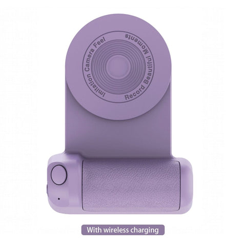 SearchFindOrder China / Purple With charge Wireless Charger and Magnetic Camera Handle with Smart Bluetooth and Anti-Shake Technology (Applicable to All mobile phone models)