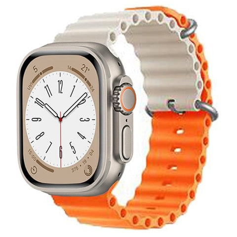 SearchFindOrder China / Star orange / 38 40 41mm Ocean Silicone Strap Band For Apple iWatch Ultra