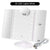 SearchFindOrder China / White 10X Mirror Portable Magnifying Tri Fold Makeup Mirror