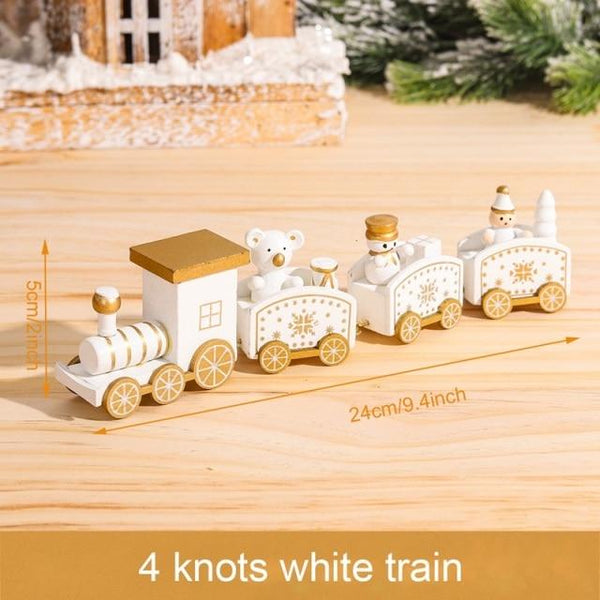 SearchFindOrder christmas 14 Christmas Wooden Train Ornament Decoration