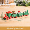 SearchFindOrder christmas 4 Christmas Wooden Train Ornament Decoration